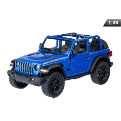 Model 1:34, Kinsmart, 2018 Jeep Wrangler niebieski