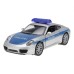 Model 1:34, PORSCHE 911 Carrera S, POLIZEI, srebrny