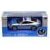 Model 1:34, PORSCHE 911 Carrera S, POLIZEI, srebrny