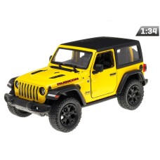 Model 1:34, Jeep Wrangler Hard Top, żółty (A11723Z)