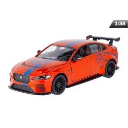 Model 1:38, Kinsmart, JAGUAR XE SV PROJECT 8, pomarańczowy (A11742PO)