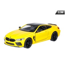 Model 1:38, Kinsmart, BMW M8 Competition Coupe, żółty (A11751ZT)