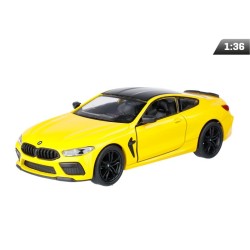 Model 1:38, Kinsmart, BMW M8 Competition Coupe, żółty (A11751ZT)