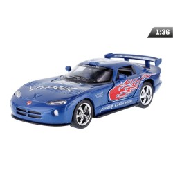 Model 1:36, Kinsmart, Dodge Viper GTS-R, niebieski (A715DVNI)