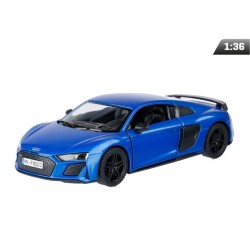 Model 1:36, Kinsmart, Audi R8 Coupe (2020), niebieski