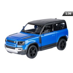 Model 1:36, Kinsmart, Land Rover Defender, niebieski (A747LRDNI)