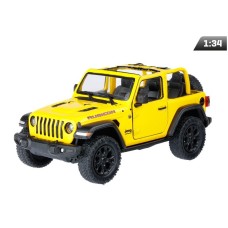 Model 1:34, Kinsmart, 2018 Jeep Wrangler żółty (A749JWZ)