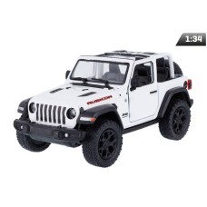 Model 1:34, Kinsmart, 2018 Jeep Wrangler biały (A750JWBI)