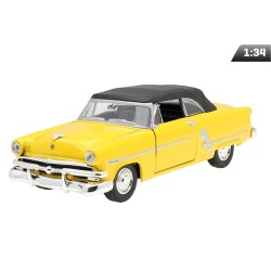 Model 1:34, Ford Crestline Sunliner 1953, żółty Model 1:34, Ford Crestline Sunliner 1953, żółty