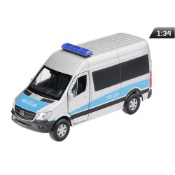 Model 1:34, Mercedes-Benz Sprinter POLICJA, srebrny (A884MBSPOS)