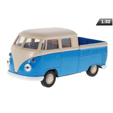 Model 1:34, Volkswagen T1 Double Cabin Pick Up, niebiesko-kremowy (A880VTDCPNK)