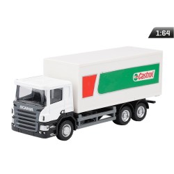 Model 1:64, SCANIA P-Series, ciężarówka Castrol, biała