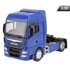 Model 1:32, MAN TGX XXL, ciągnik dwuosiowy, niebieski Model 1:32, MAN TGX XXL, ciągnik dwuosiowy, niebieski