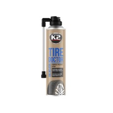 TIRE DOCTOR Aerozol do uszczelniania i pompowania przebitych opon powyżej 14", 500 ml