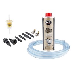 DIESEL DICTUM SET Zestaw do czyszczenia wtryskiwaczy, 500 ml