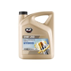 K2 0W-20 HYBRID Olej do silników hybrydowych, 5L K2 0W-20 HYBRID Olej do silników hybrydowych, 5L