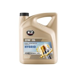 K2 0W-16 HYBRID Olej do silników hybrydowych, 5L K2 0W-16 HYBRID Olej do silników hybrydowych, 5L