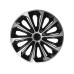 Kołpaki STRONG DUOCOLOR silver - black 14", 4 szt.