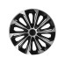 Kołpaki STRONG DUOCOLOR silver - black 15", 4 szt.