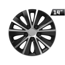 Kołpaki Rapide silver / black 14", 4 szt.