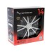 Kołpaki Rapide silver / black 14", 4 szt.