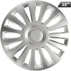 Kołpaki Luxury silver 15", 4 szt.