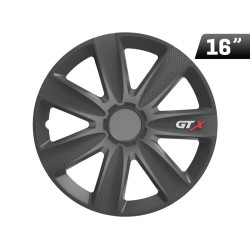 Kołpaki GTX carbon graphite 16", 4 szt.