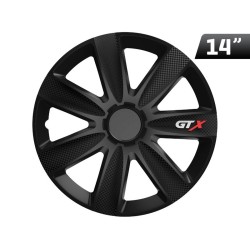 Kołpaki GTX carbon black 14", 4 szt.