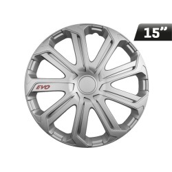 Kołpaki Evo silver 15", 4 szt.
