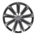 Kołpaki RAZE silver / black 14", 4 szt.