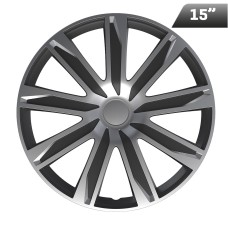 Kołpaki RAZE silver / black 15", 4 szt.