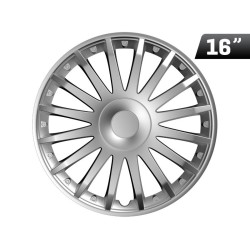 Kołpaki Crystal silver 16", 4 szt.