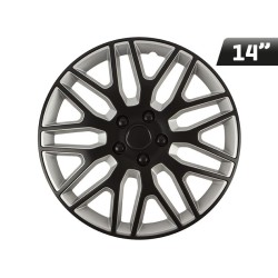Kołpaki Dakar black / silver 14", 4 szt.