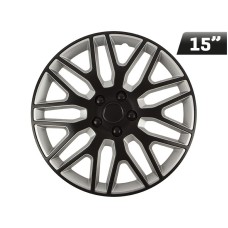 Kołpaki Dakar black / silver 15", 4 szt.