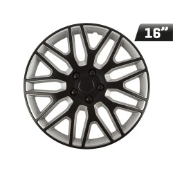 Kołpaki Dakar black / silver 16", 4 szt.
