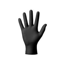 MERCATOR Rękawice nitrylowe premium GoGrip, czarne, rozm. M, 50 szt.