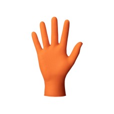 MERCATOR Rękawice nitrylowe premium GoGrip,pomarańczowe, rozm. XL, 50 szt.