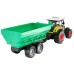 Model Mały Rolnik, Traktor z przyczepą, zielony