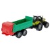 Model Mały Rolnik, Traktor z przyczepą - rozdrabniaczem, z efektami świetlnymi i dźwiękowymi