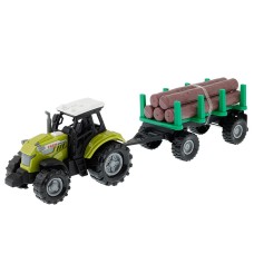 Model Mały Rolnik, Traktor z przyczepą na drewno
