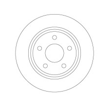 Tarcze hamulcowe - oś tylna - *271 mm - FORD FOCUS IV (TRW DF6556)