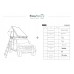 Aluminiowy Namiot Dachowy samochodowy Easy Nature Black Wolf T133 POP-UP