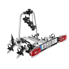 Bagażnik na hak / platforma rowerowa AGURI Cruiser 2 Silver