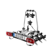 Bagażnik na hak / platforma rowerowa AGURI CRUISER 3 Silver