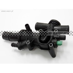 Termostat cieczy chłodzącej (83°C, w obudowie) FORD C-MAX, FOCUS C-MAX, FOCUS II, GALAXY, S-MAX 2.0 TDCi 08.02- (FEBI BILSTEIN - FE36180)