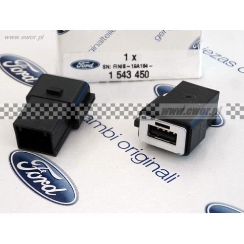 Gniazdo USB (FORD oryginał 1543450) Gniazdo USB (FORD oryginał 1543450)