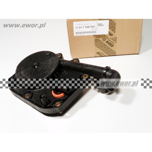 Odma / zawór odpowietrzenia skrzyni korbowej / separator oleju BMW X5 (E53) 4.4/4.6 (BMW oryginał-11617508541)