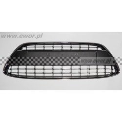 Atrapa w zderzaku / grill FORD FIESTA 2008-2012 z chromowaną ramką i zaślepką (Zamiennik - 1766483, 1538490, 1532222)
