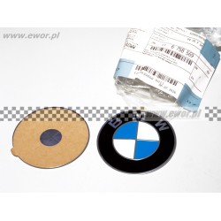 Emblemat logo BMW na kapsle do felg (BMW oryginał-36136758569)