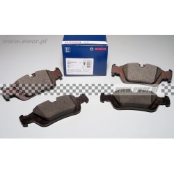 Klocki hamulcowe przód BMW 3 (E36), 3 (E46), Z3 (E36), Z4 (E85) 1.6-3.0 09.90-02.09 / (BOSCH-0986494015)